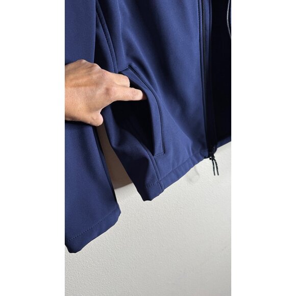 CALVIN KLEIN WATER RESISTANT FULL ZIP JACKET MEN SIZE S BLUE - Picture 6 of 12